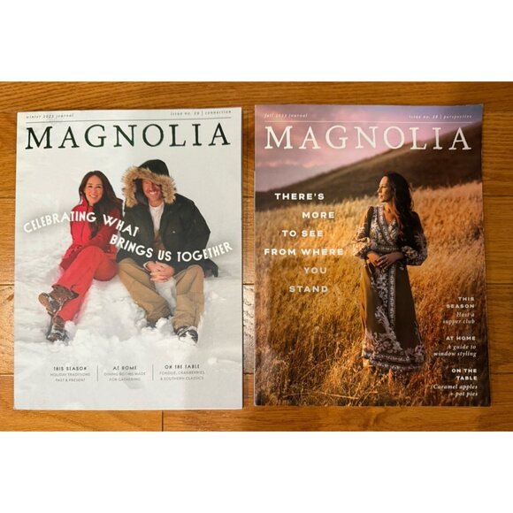 Magnolia Magazine 2023 Lot Of 2 Winter & Fall  Journal  Issue  Number 28 & 29 - Picture 1 of 5